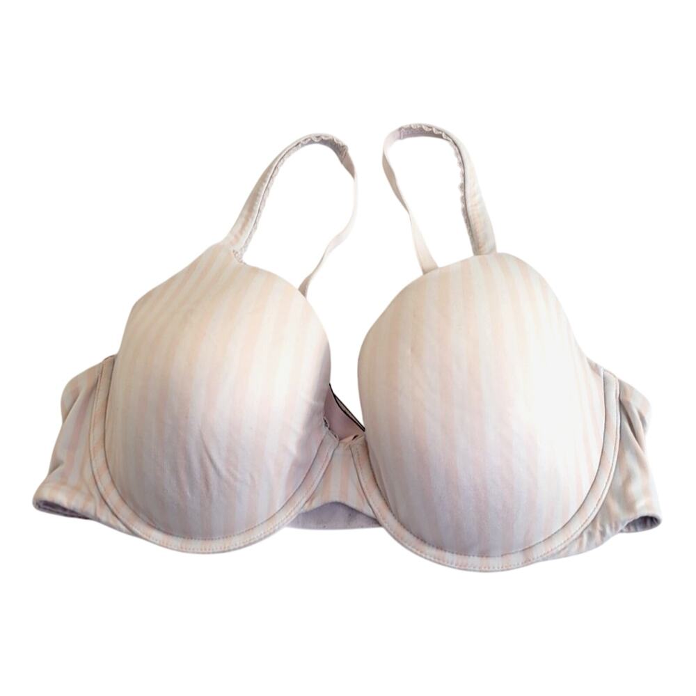 Victoria's Secret Body Pink stripe Convertible Lined Underwire Bra Size 34D